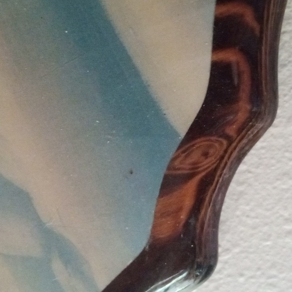 Wood Decoupage Arrowhead Shape Native American Scene - Picture 5 of 9